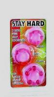 Blush STAY HARD BEADED COCKRINGS