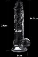 LoveToy Flawless Clear Dildo 7.5"