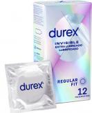 Durex Invisible Extra Lubricated 12 Units