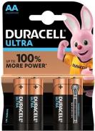 Duracell Ultra Power Battery AA LR6 4ks