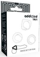 Addicted Toys C-Ring Set Clear